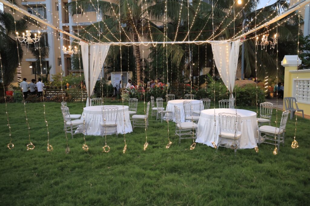 open lawn for reception in chennai